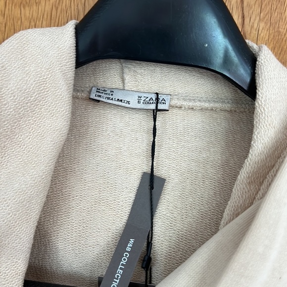 Zara hoodie with satin detail NWT - Picture 3 of 5